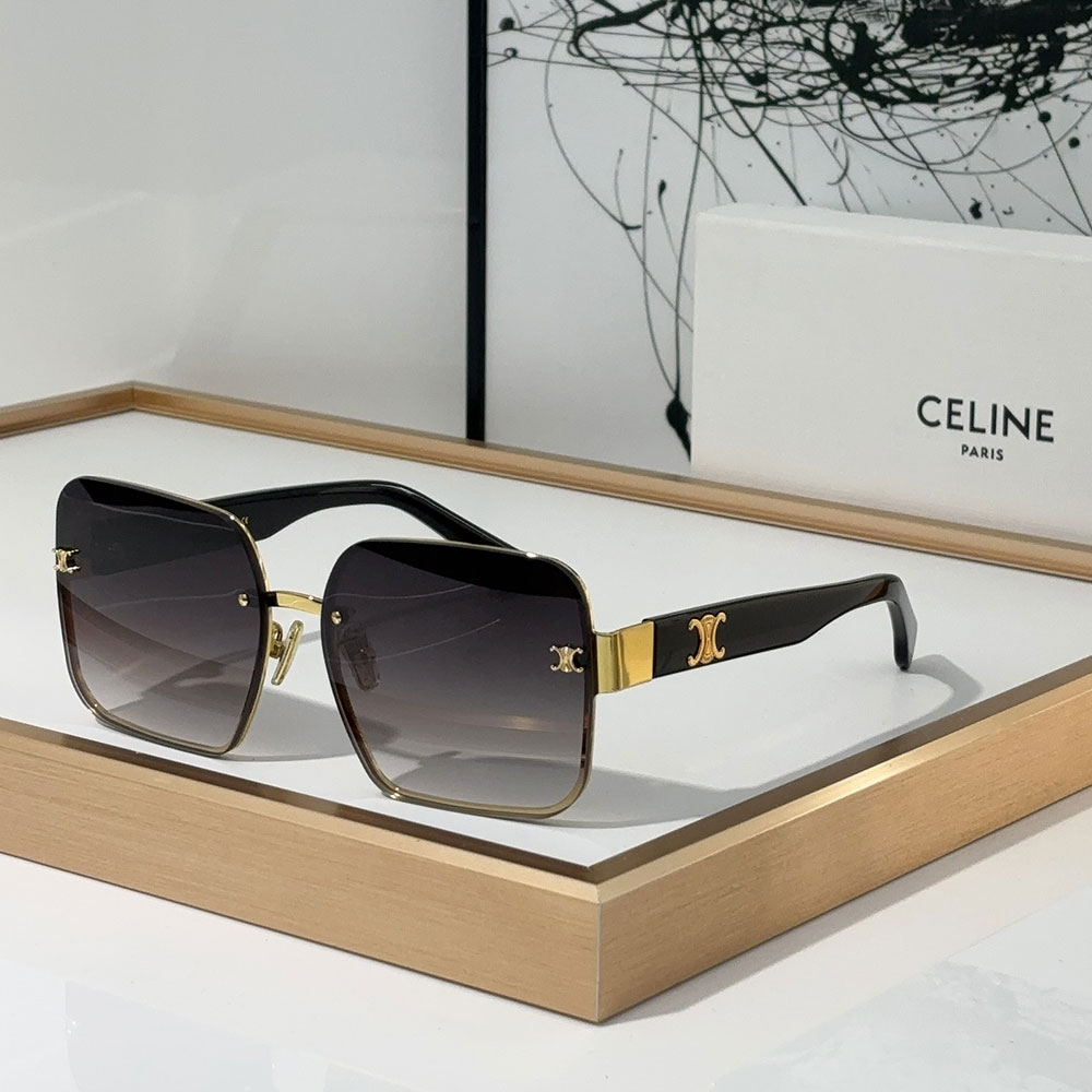 Celine  Recycle Metal frame  sunglasses Top quality