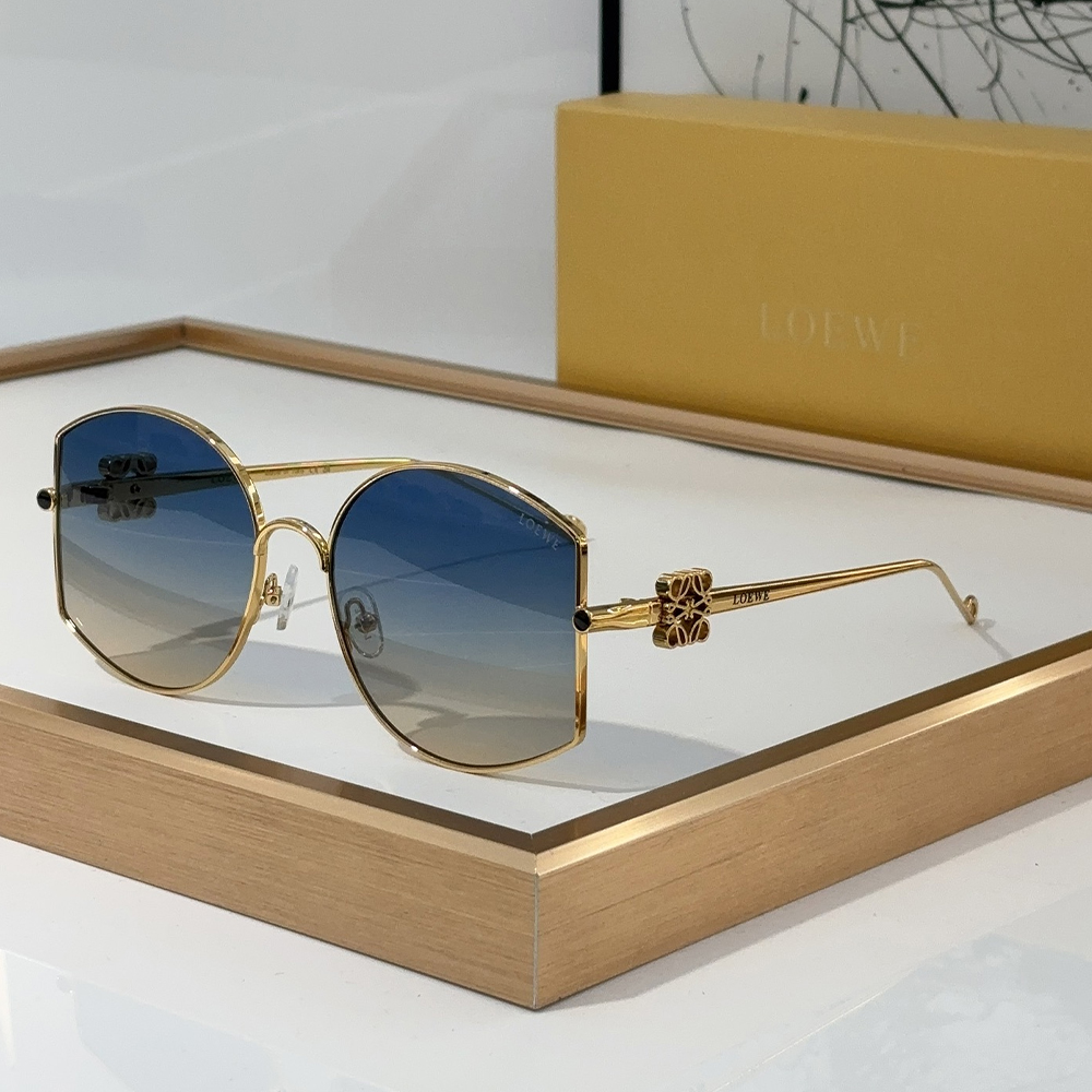Loewe Half Round Sunscreen Sunglasses Top Quality