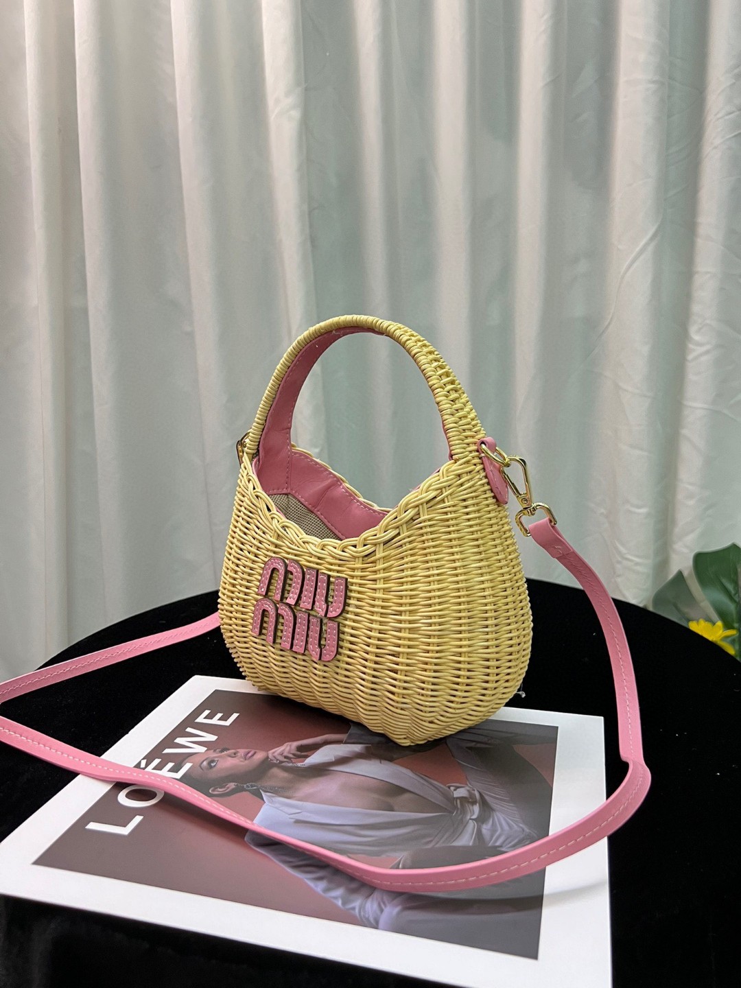 Miumiu wander bamboo underarm bag
