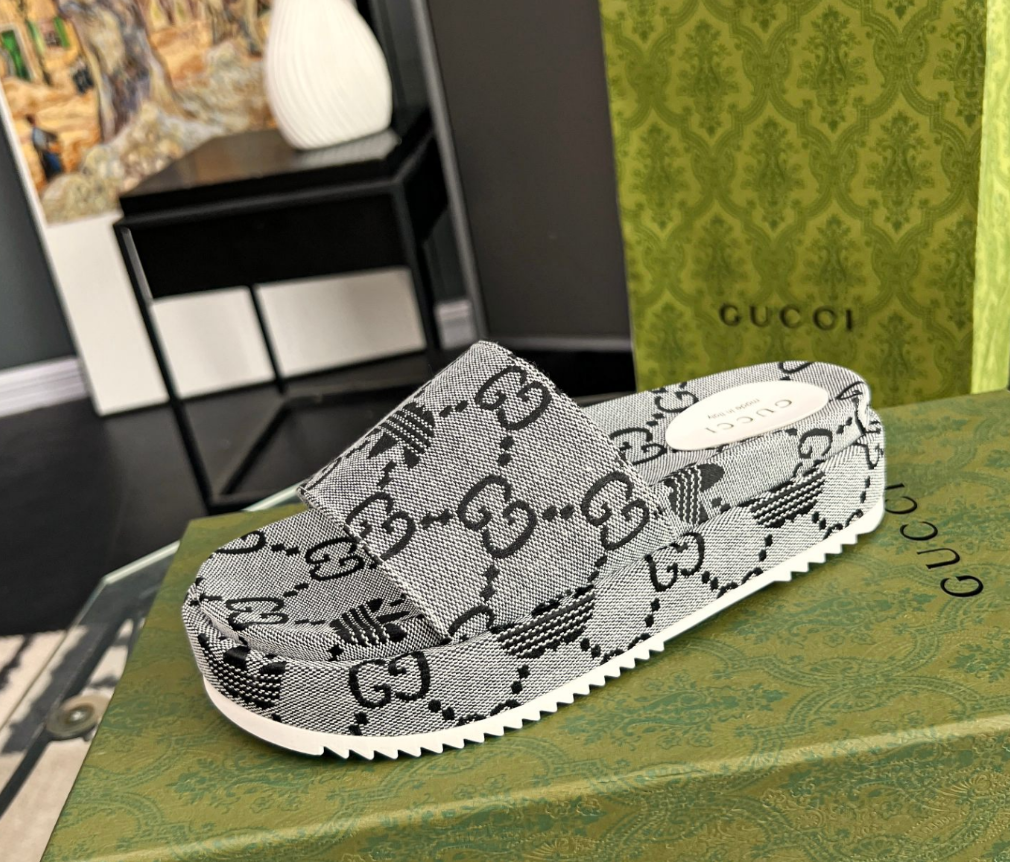 Adidas collaboration classic gray retro canvas slippers