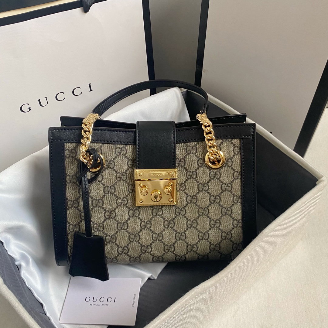 Gucci Padlock Tote Crossbody Bag