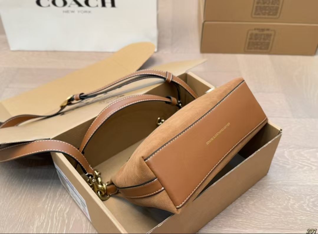 Coach Brown Underarm Bag