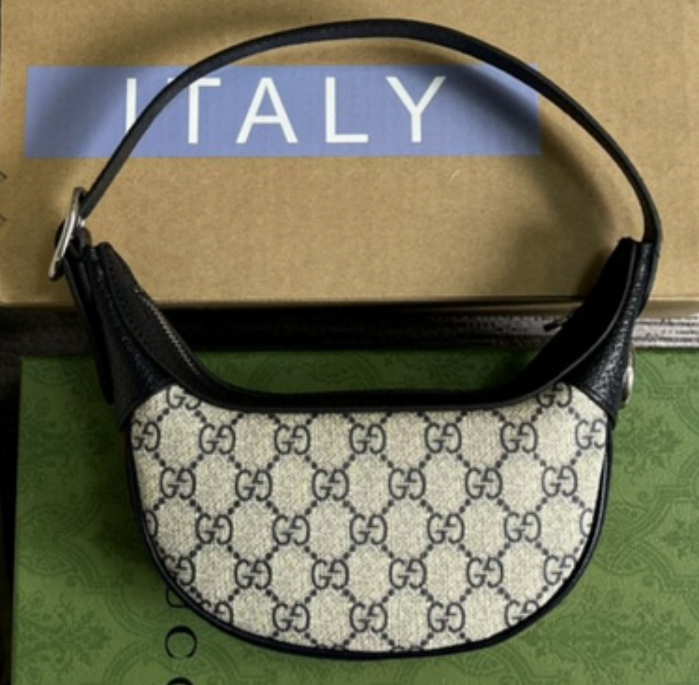 Gucci Ophidia Canvas&Leather Shoulder  Bags