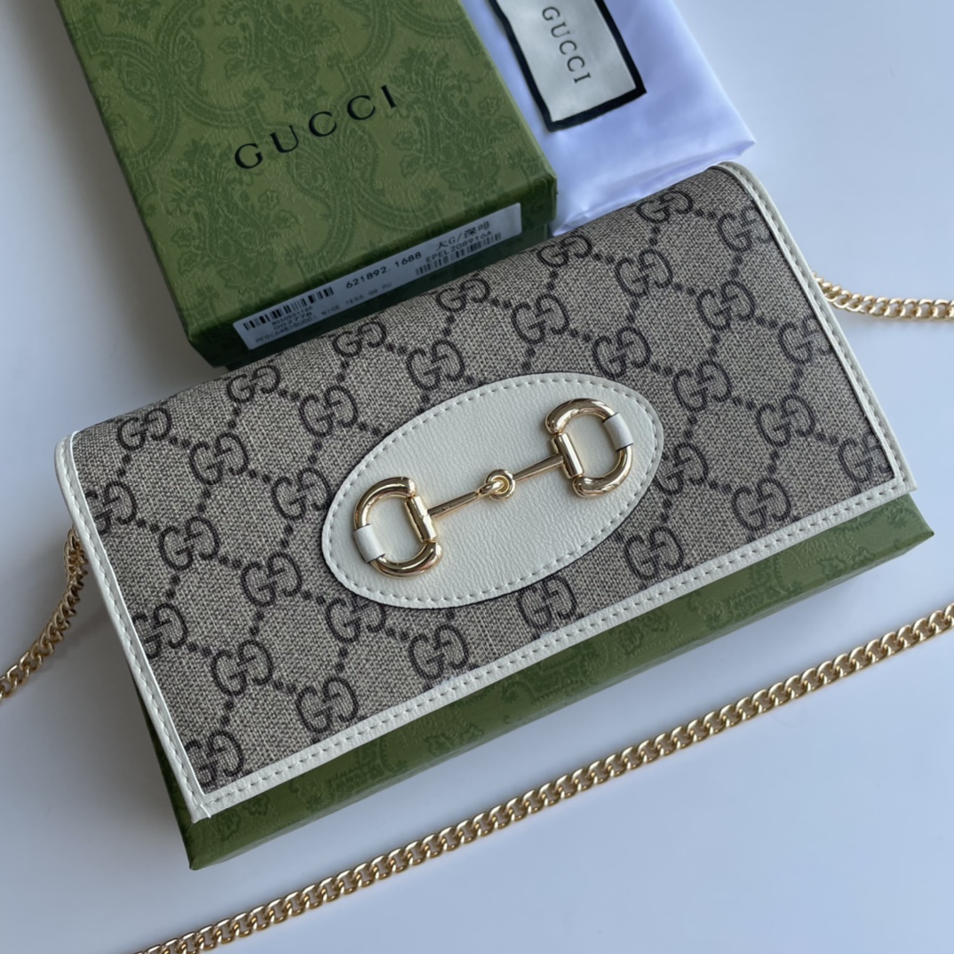Gucci 1955 Horsebit Chain Wallet