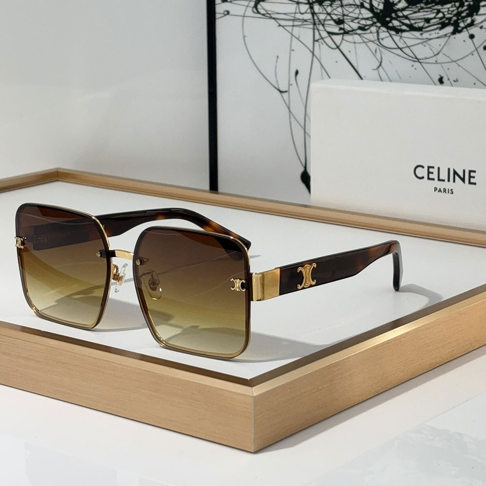 Celine  Recycle Metal frame  sunglasses Top quality