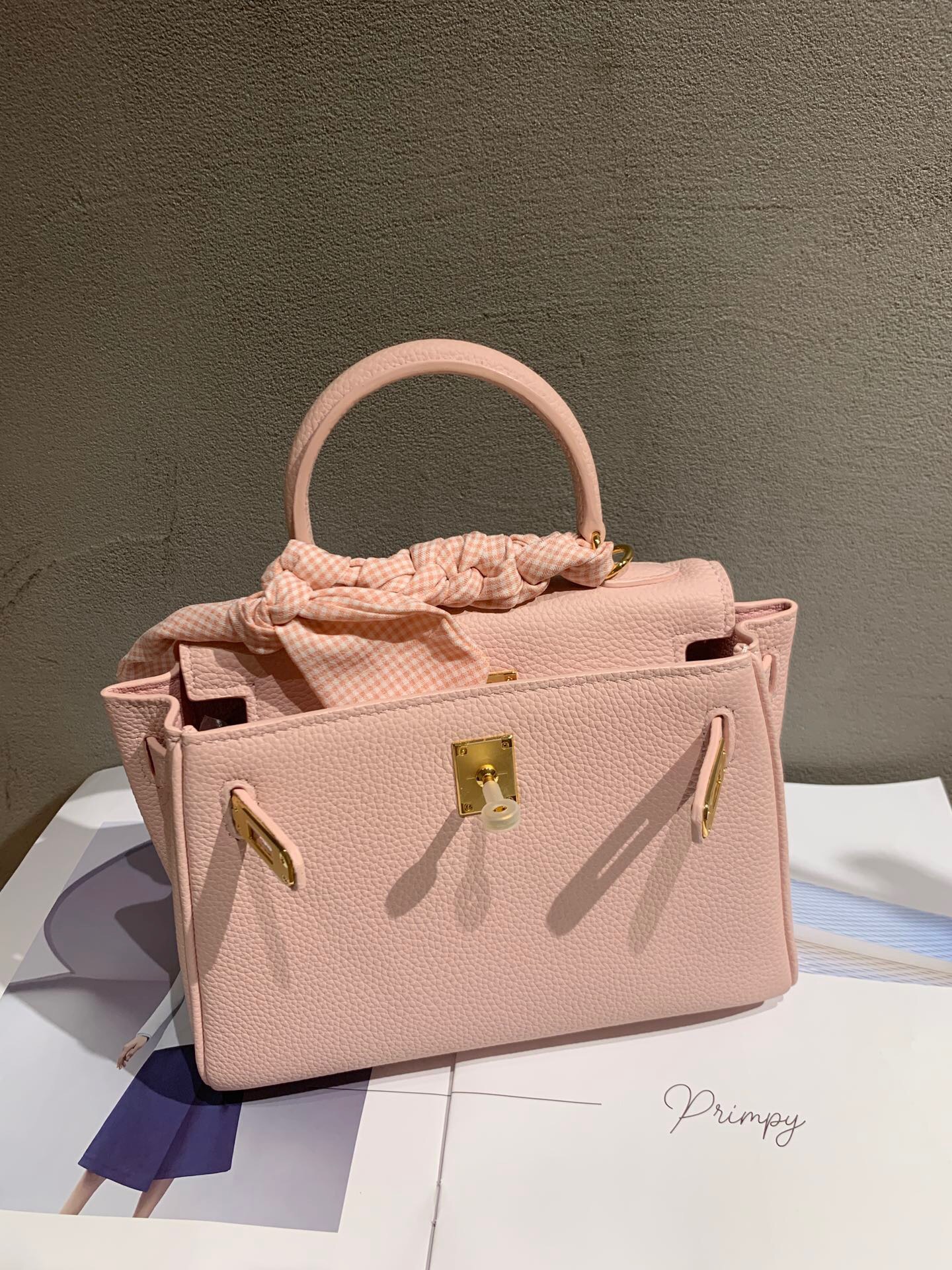 Hermes new pink kelly handbag