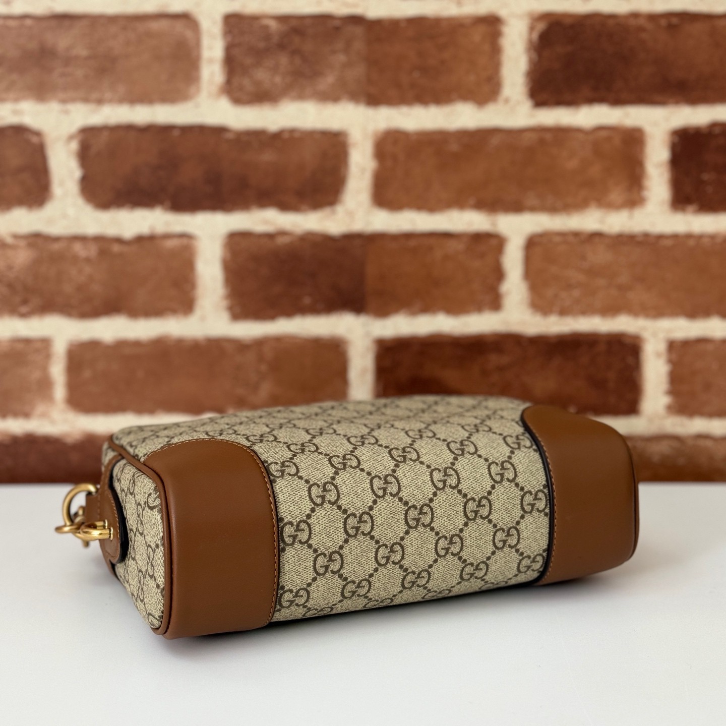 GUCCI Emblem GG small crossbody bag