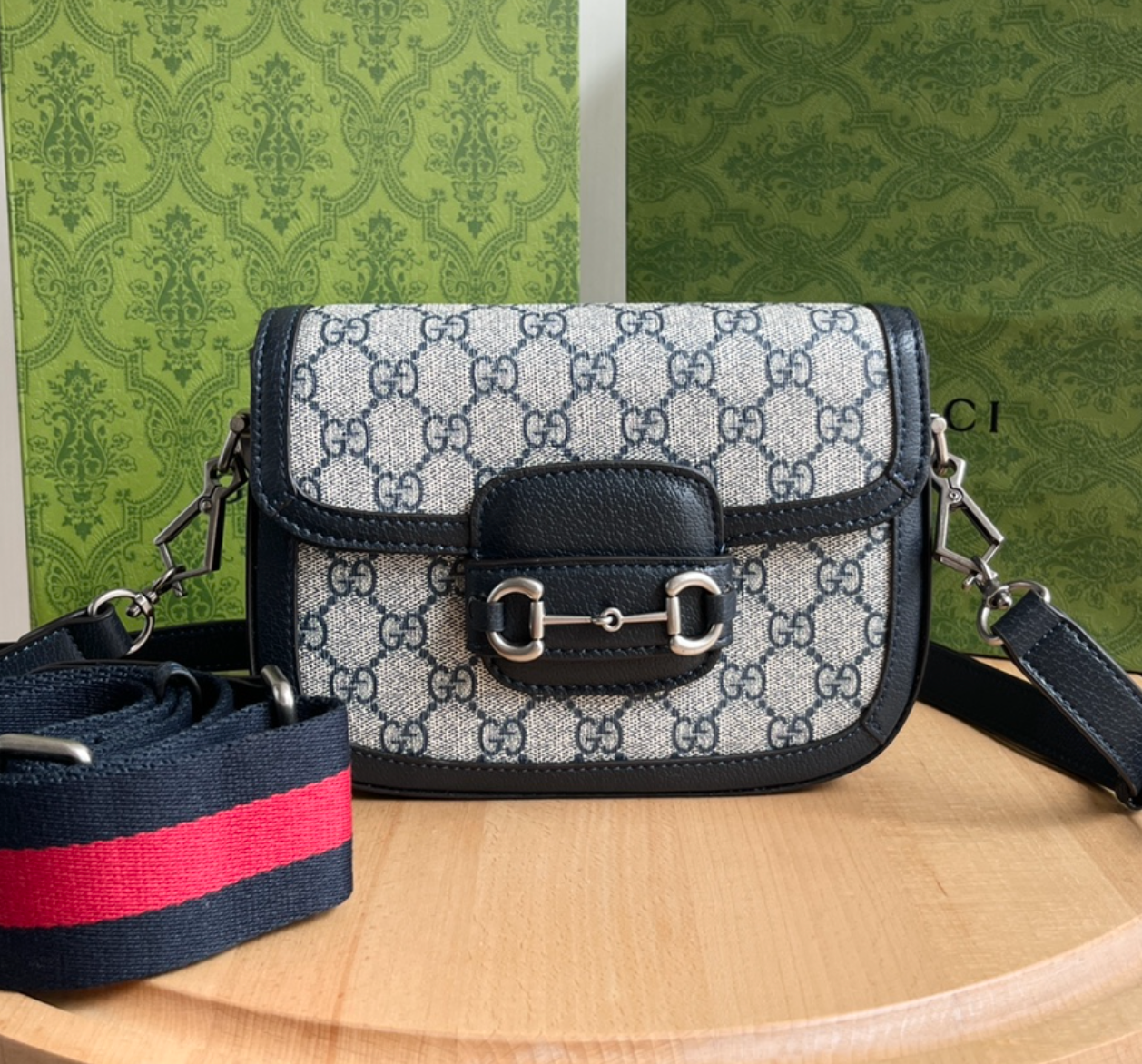 GUCCI 1955 Horsebit Shoulder Bag Mini