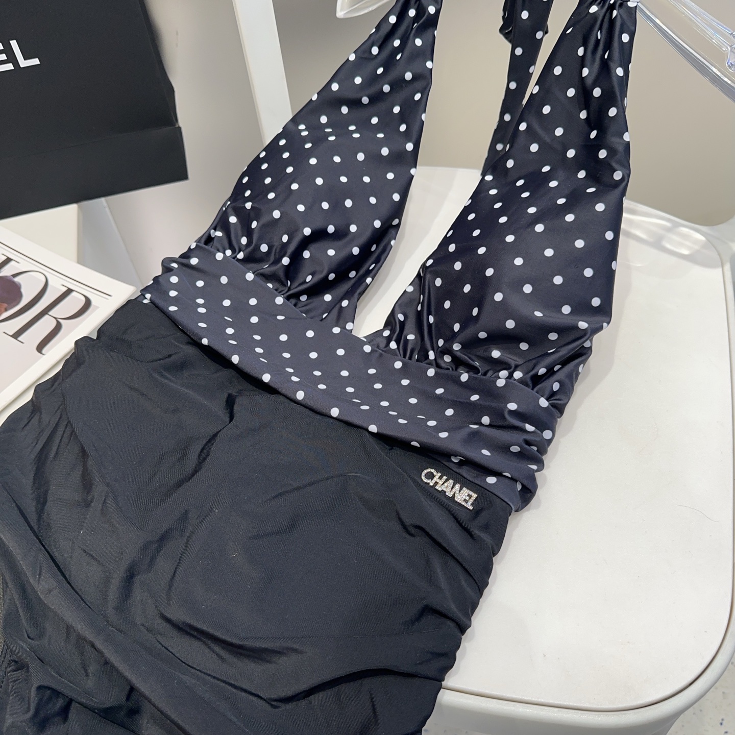 Chanel one piece Swimsuit Swimwear