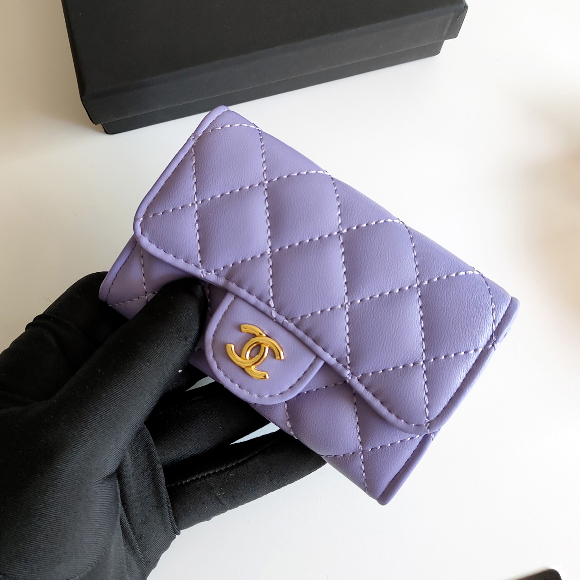 Chanel 23B Small Wallet-Red