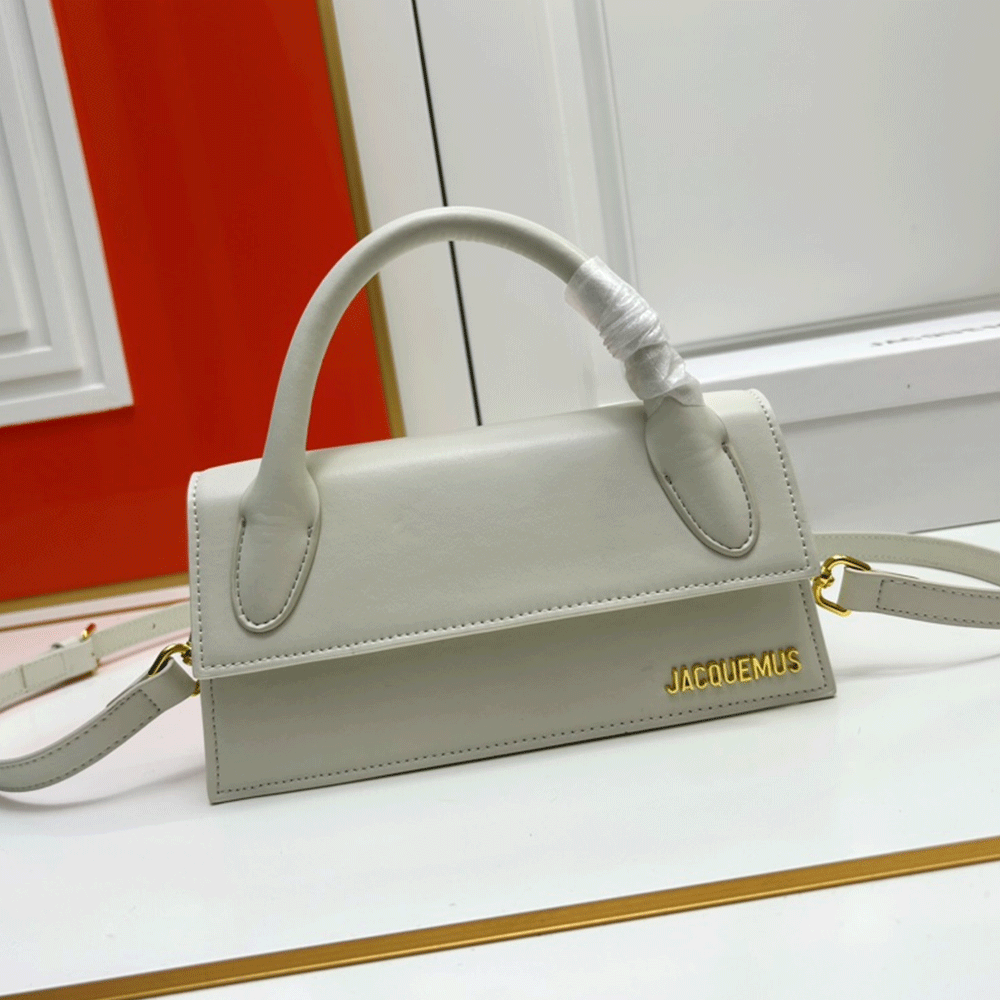 Jacquemus Leather Pocket Red Envelope  Bags