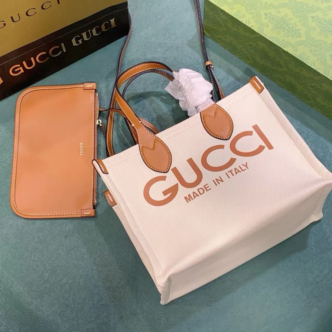 GUCCI TOTE BAG WITH GUCCI PRINT
