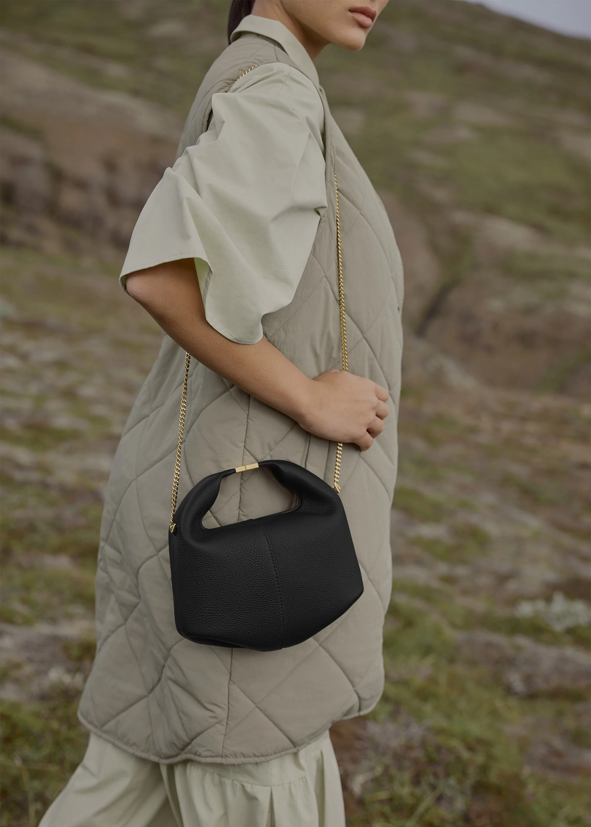 Polène Béri - Textured Black Chain