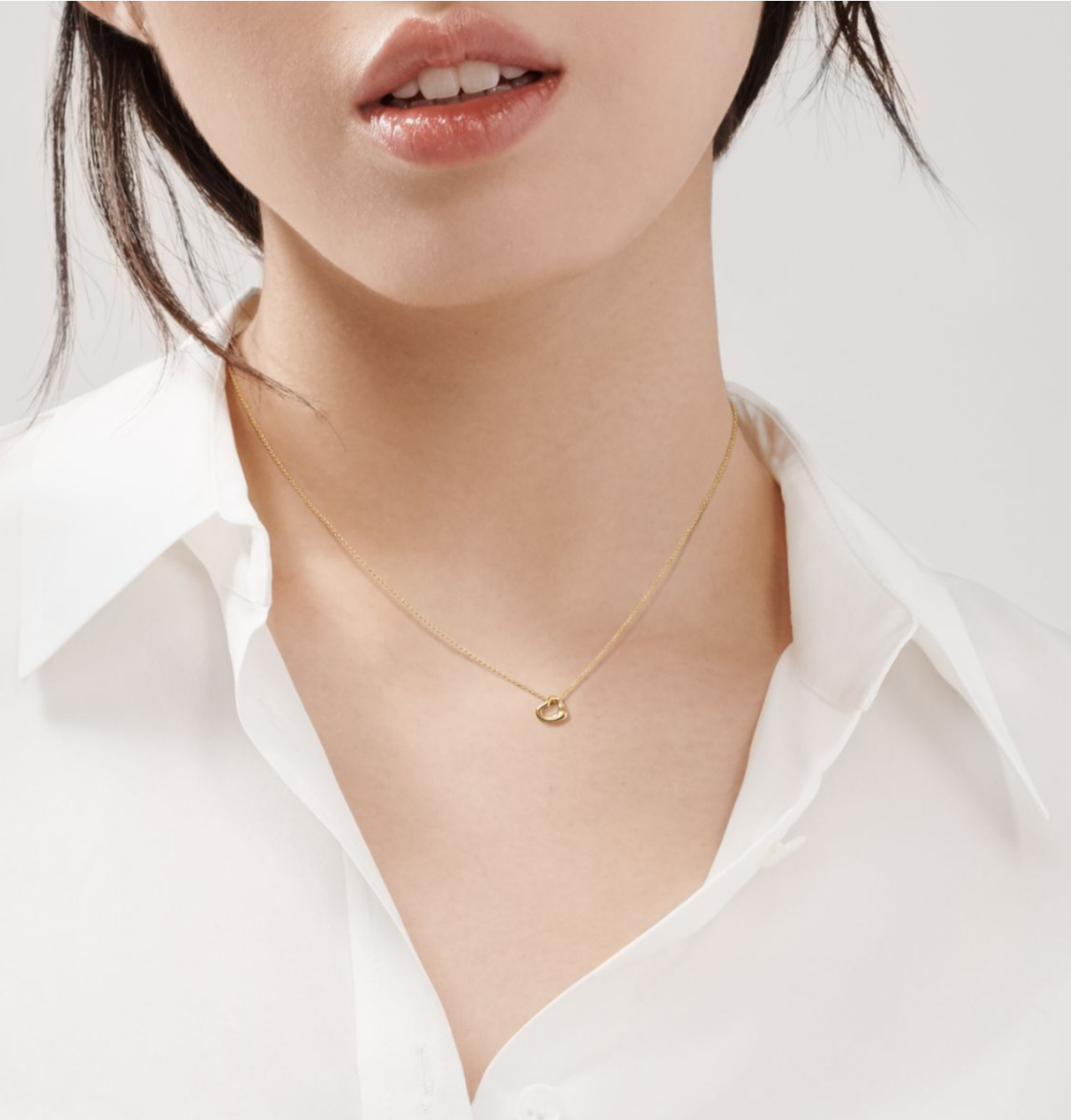 Tiffany Open Heart Necklace
