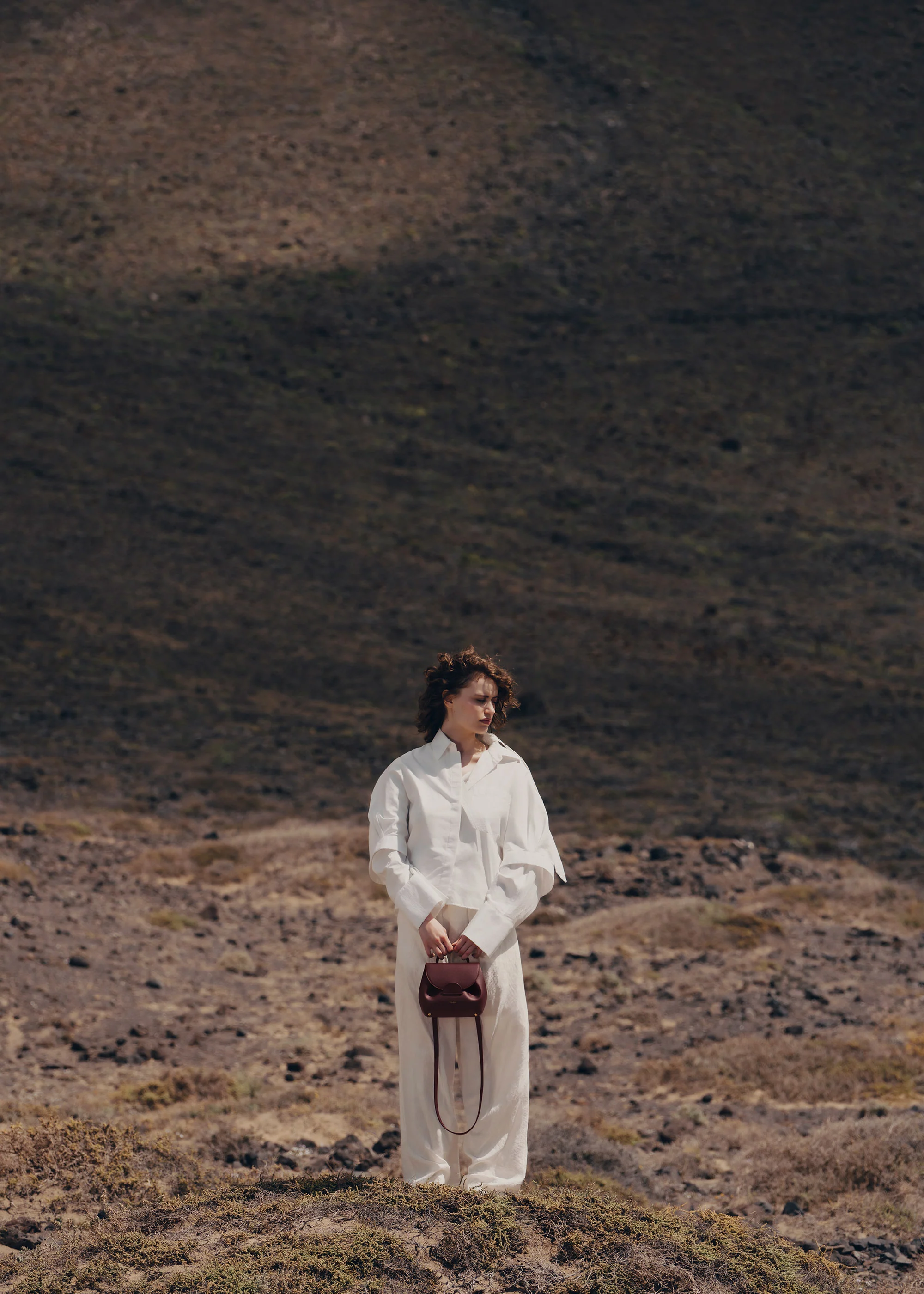 Polène Numéro Un Nano - Textured Burgundy