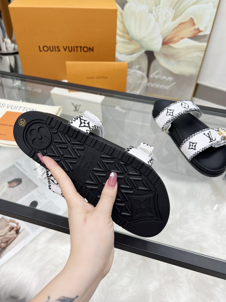 Louis Vuitton new beach shoes