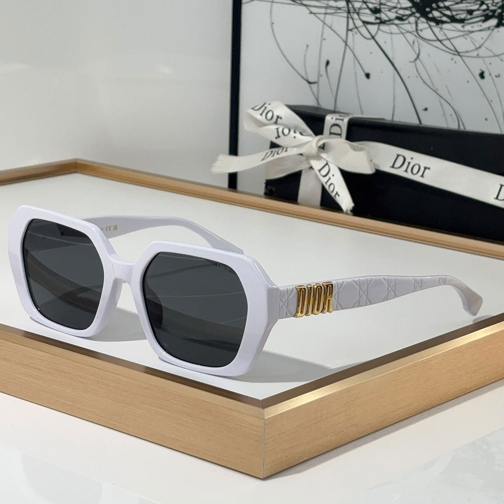 Dior Mirror Leg Logo Acetate Fibre sunglasses Top quality