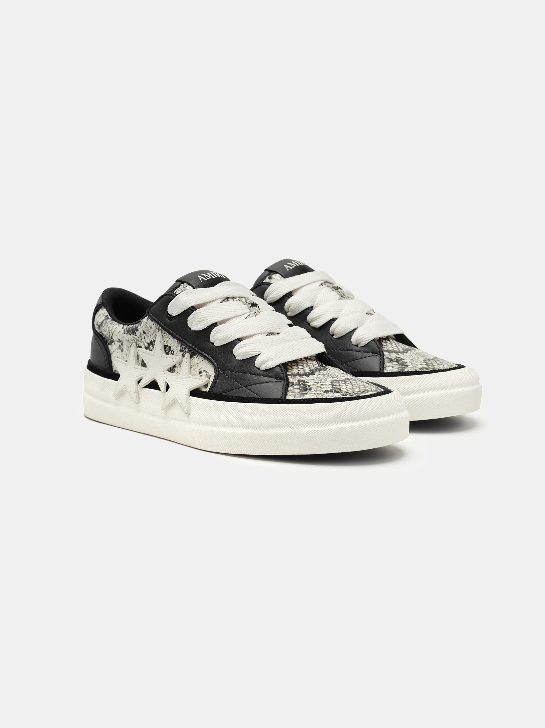 AMIRI SNAKE SUNSET SKATE LOW - Black