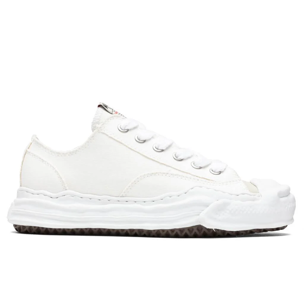 MIHARA YASUHIRO Hank Low OG Sole Toe Cap Canvas Sneaker - White