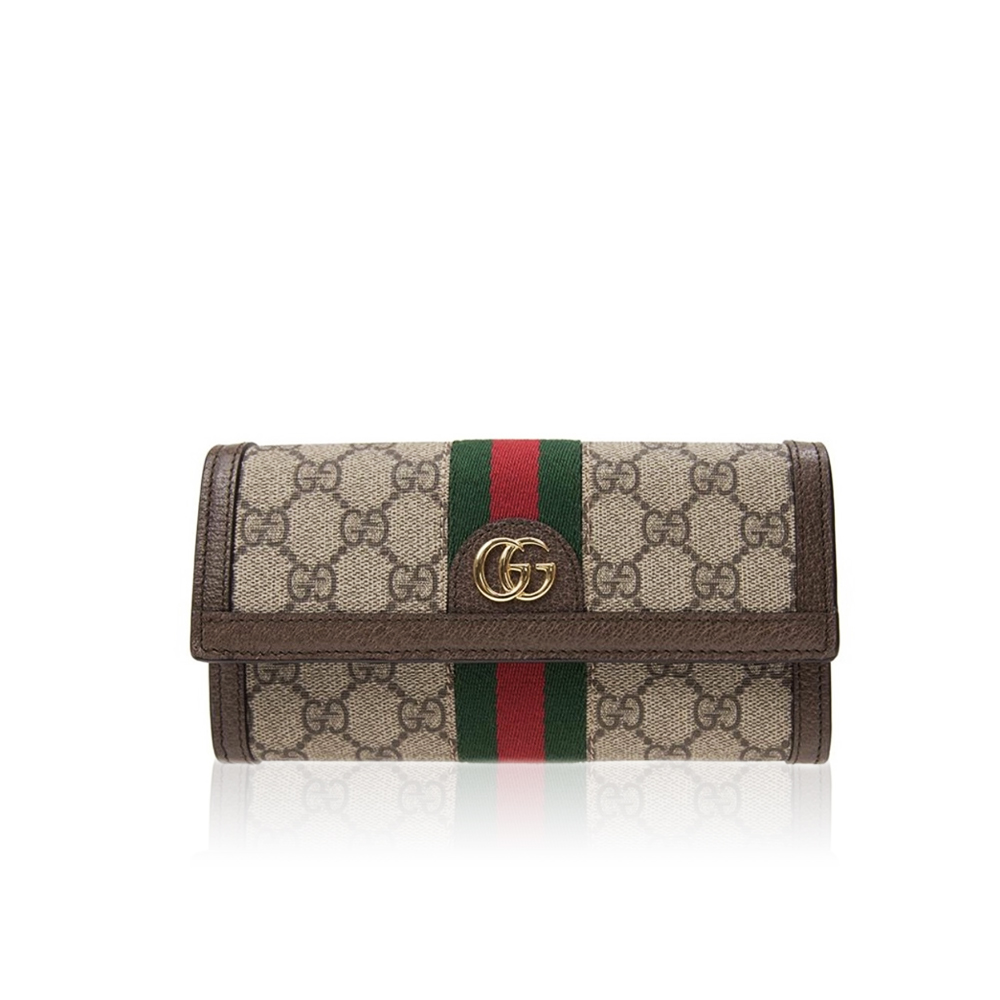Gucci Unisex GG Long Wallet