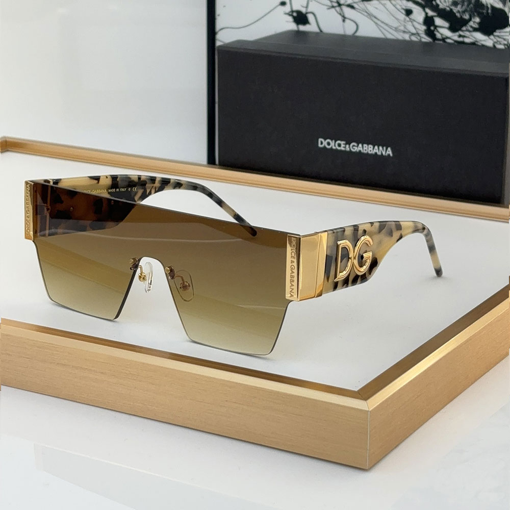 DOLCE & GABBAN DG rimless Sunglasses Top quality