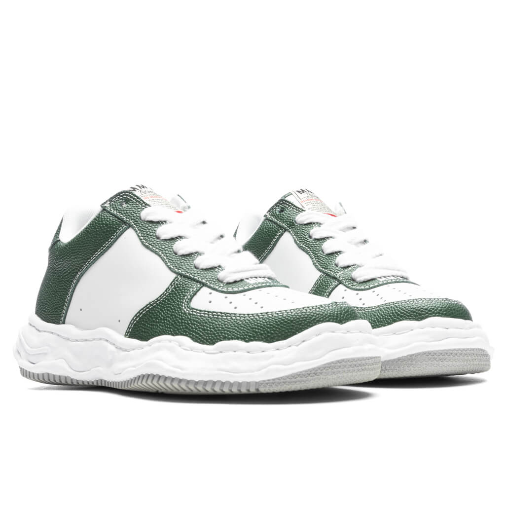 MIHARA YASUHIRO Wayne Low OG Sole Basket Leather - Green/White