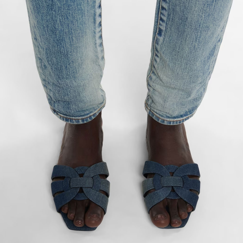 YSL Saint Laurent Nu Pieds Denim