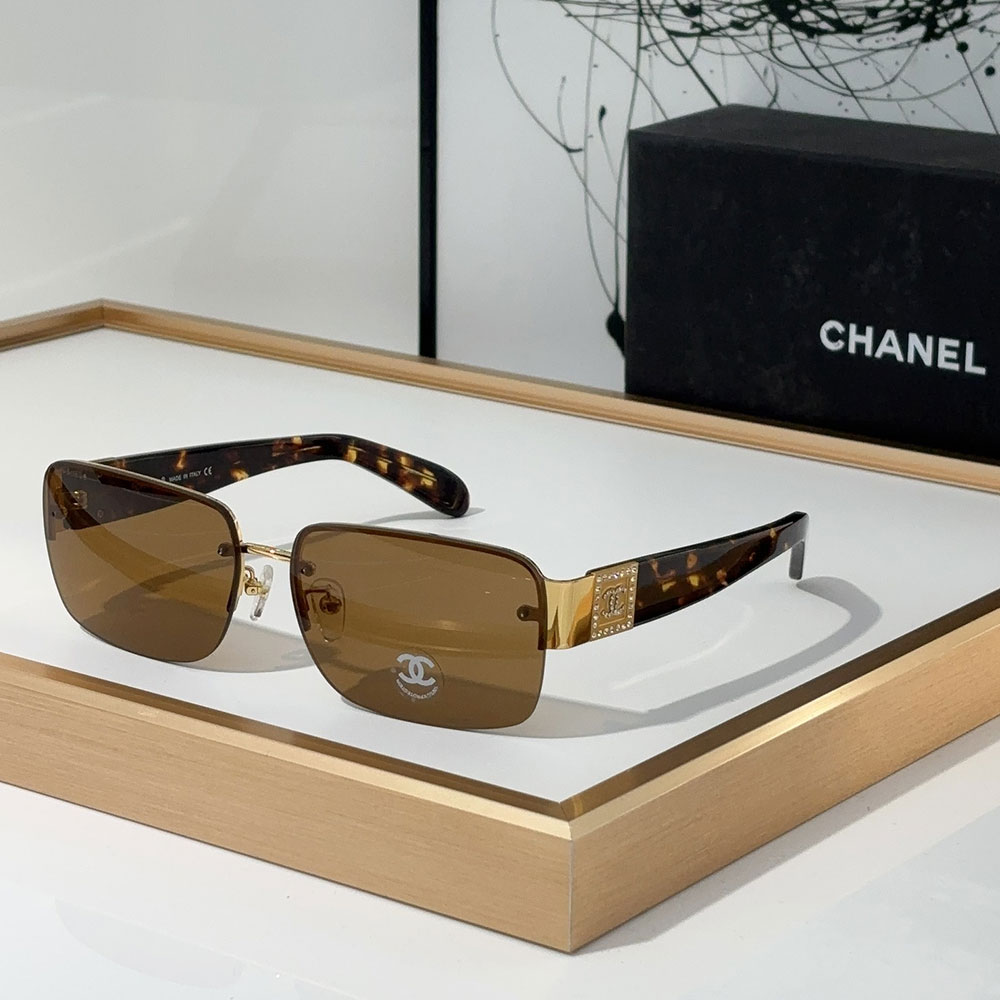 Chanel Half frame Sunglasses Top quality
