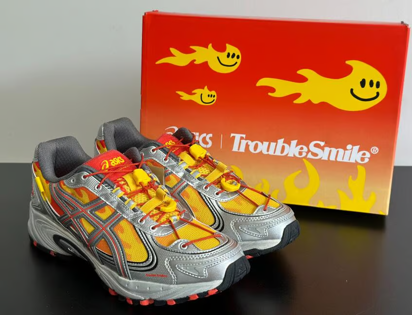 Asics TroubleSmile x Gel Kahana TR V4 Flames