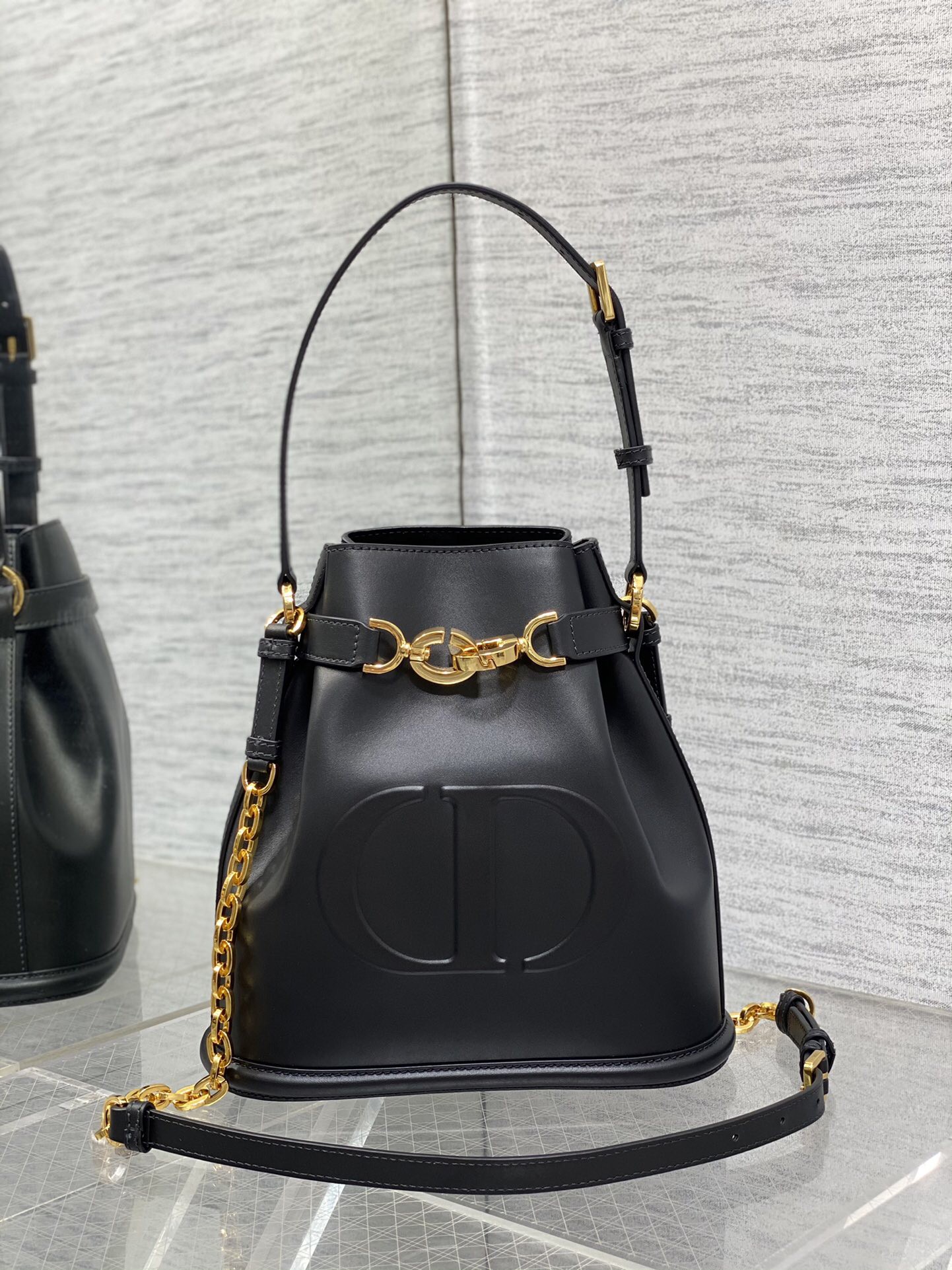 Dior Medium C'est Bag with embossed CD logo