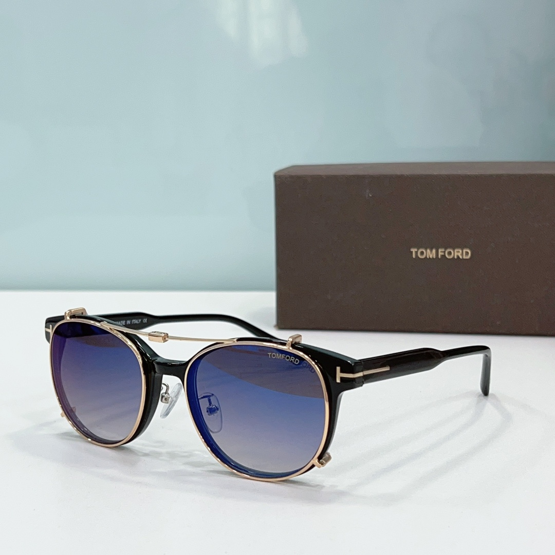 Tom Ford Round Metal Frame Sunglasses Top Quality