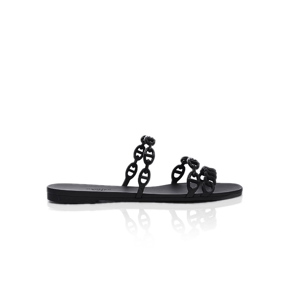 Hermes Shoes Island Flat Slppers Slide Sandal