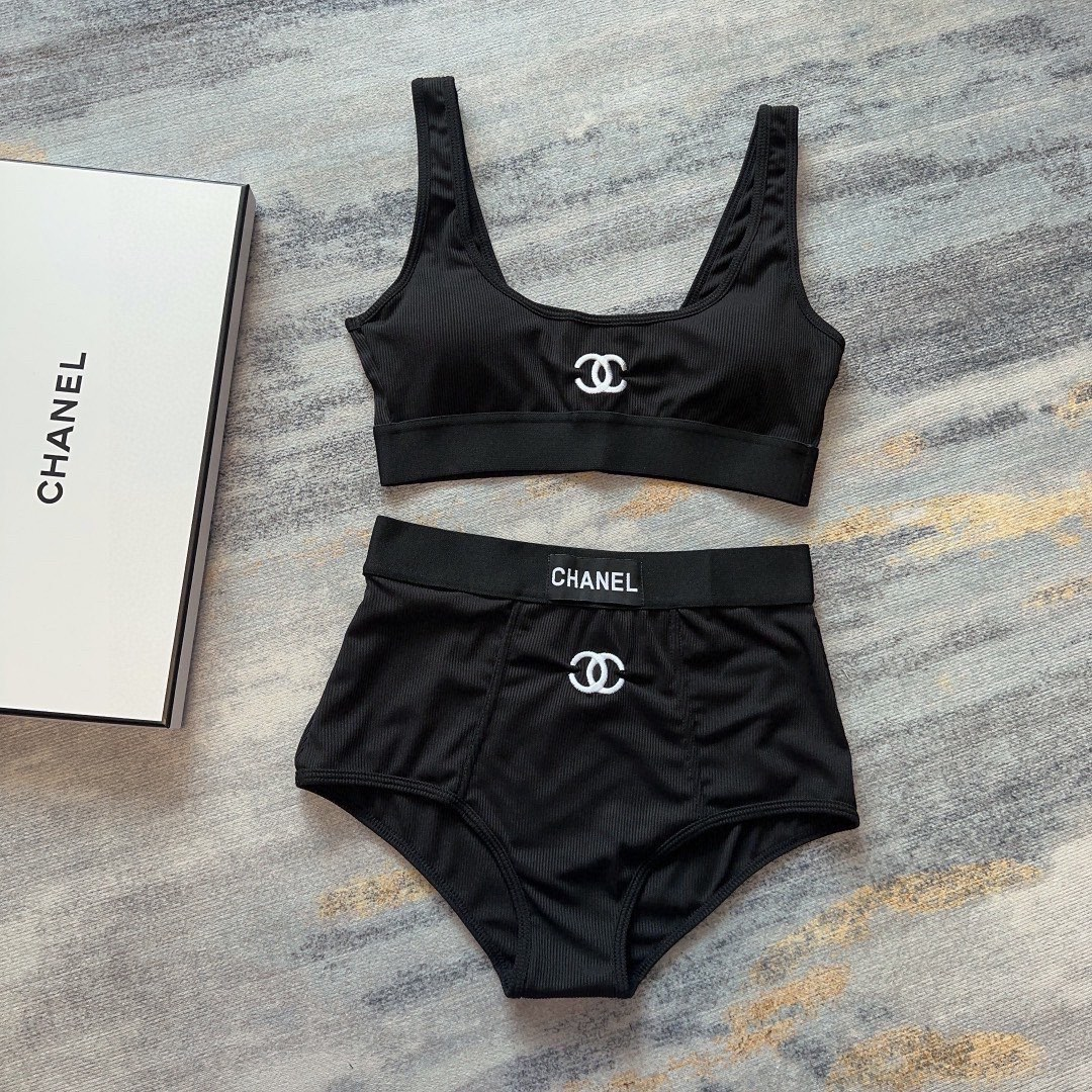Chanel Two-piece Swimsuit Swimwear