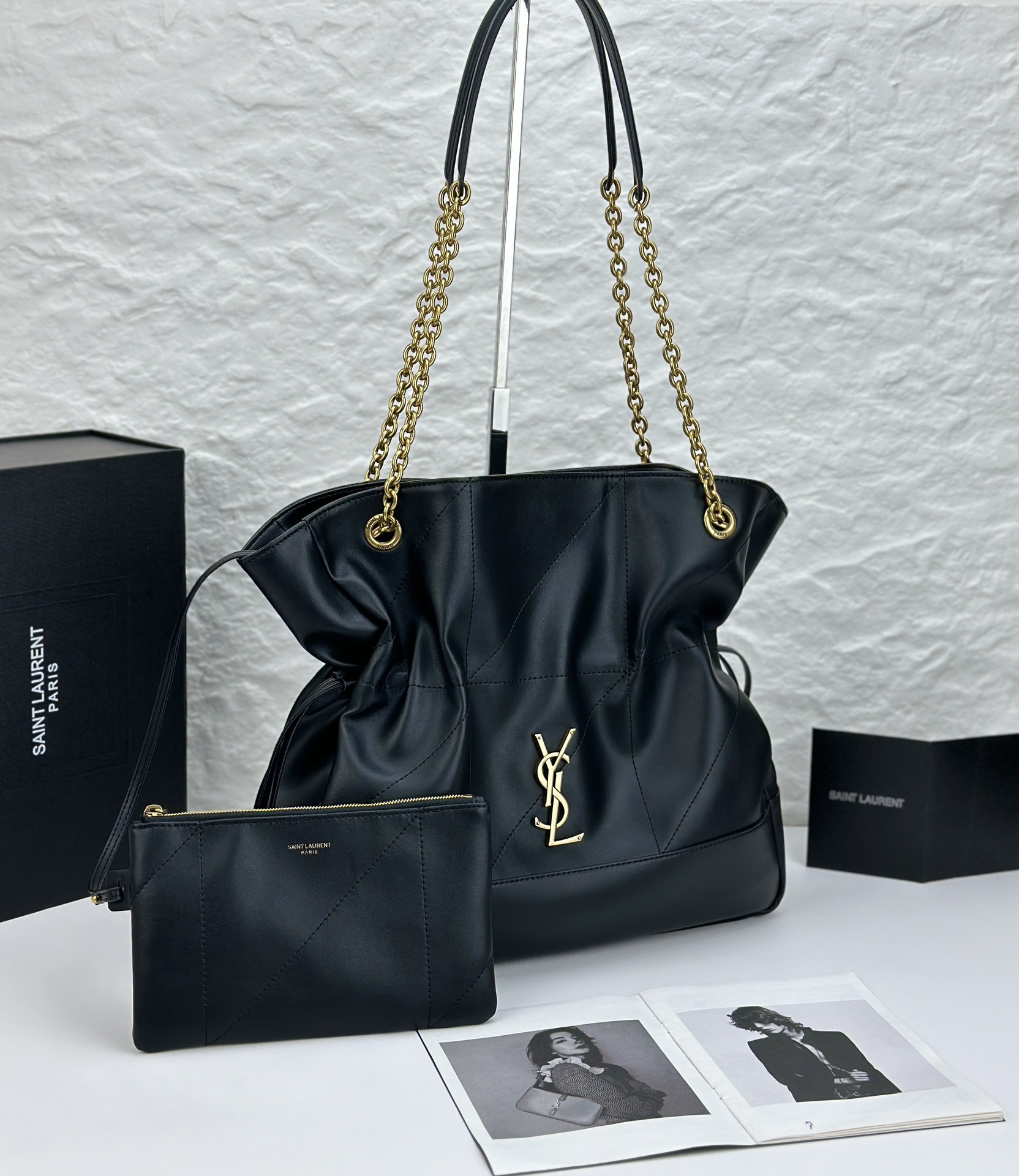 Saint Laurent  YSL JAMIE lambskin tote bag