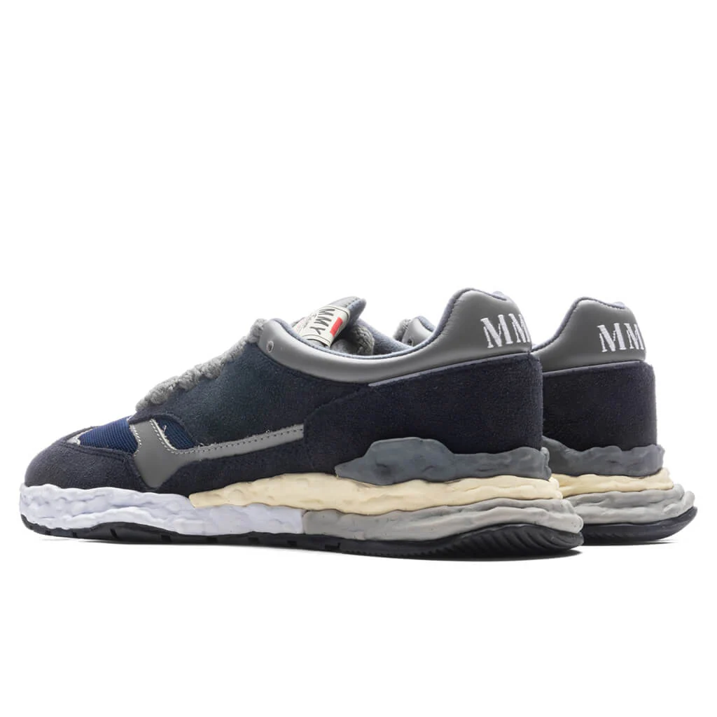 MIHARA YASUHIRO George OG Sole Mix Material Low Top - Navy