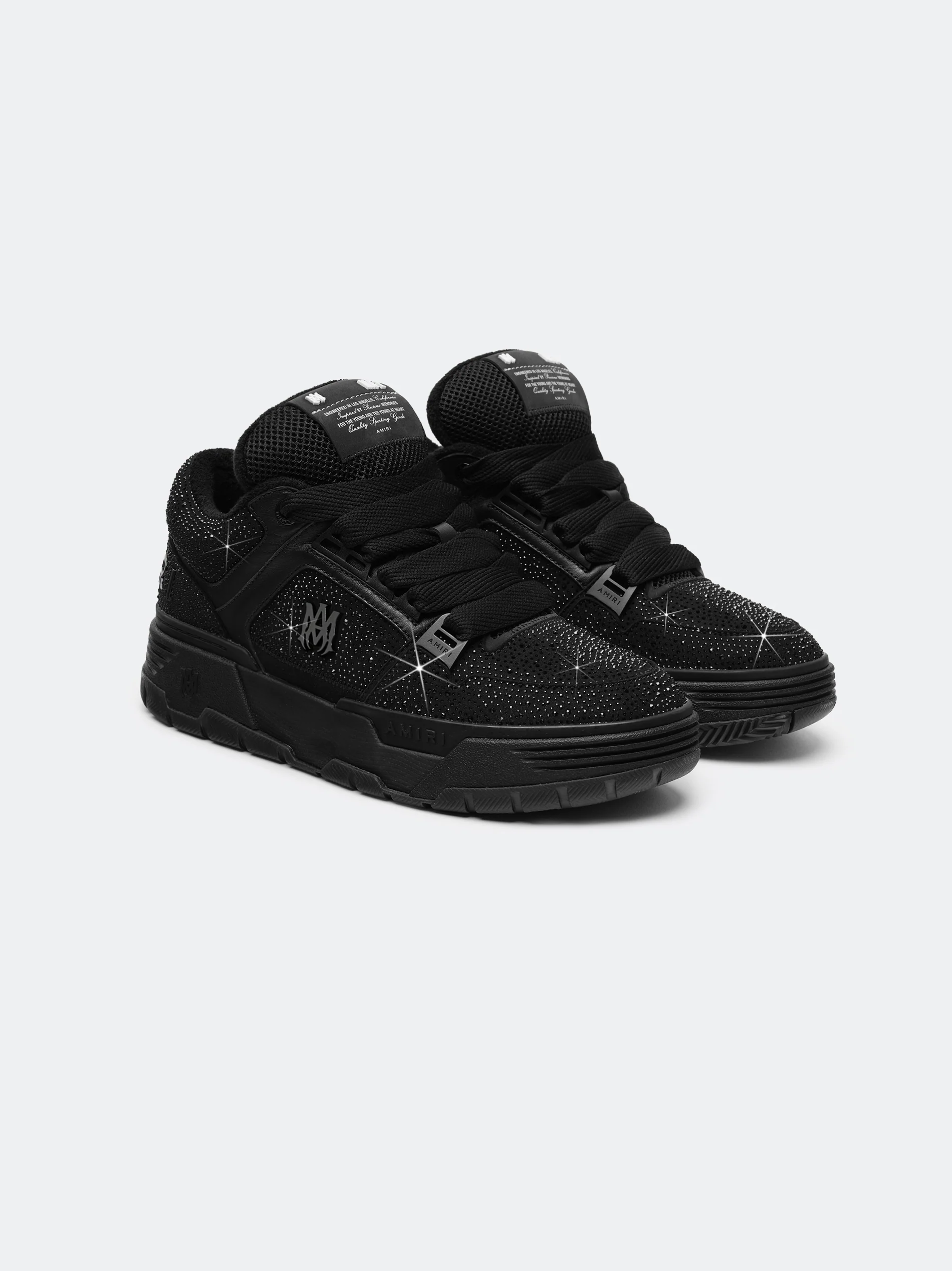 AMIRI CRYSTAL MA-1 - Black