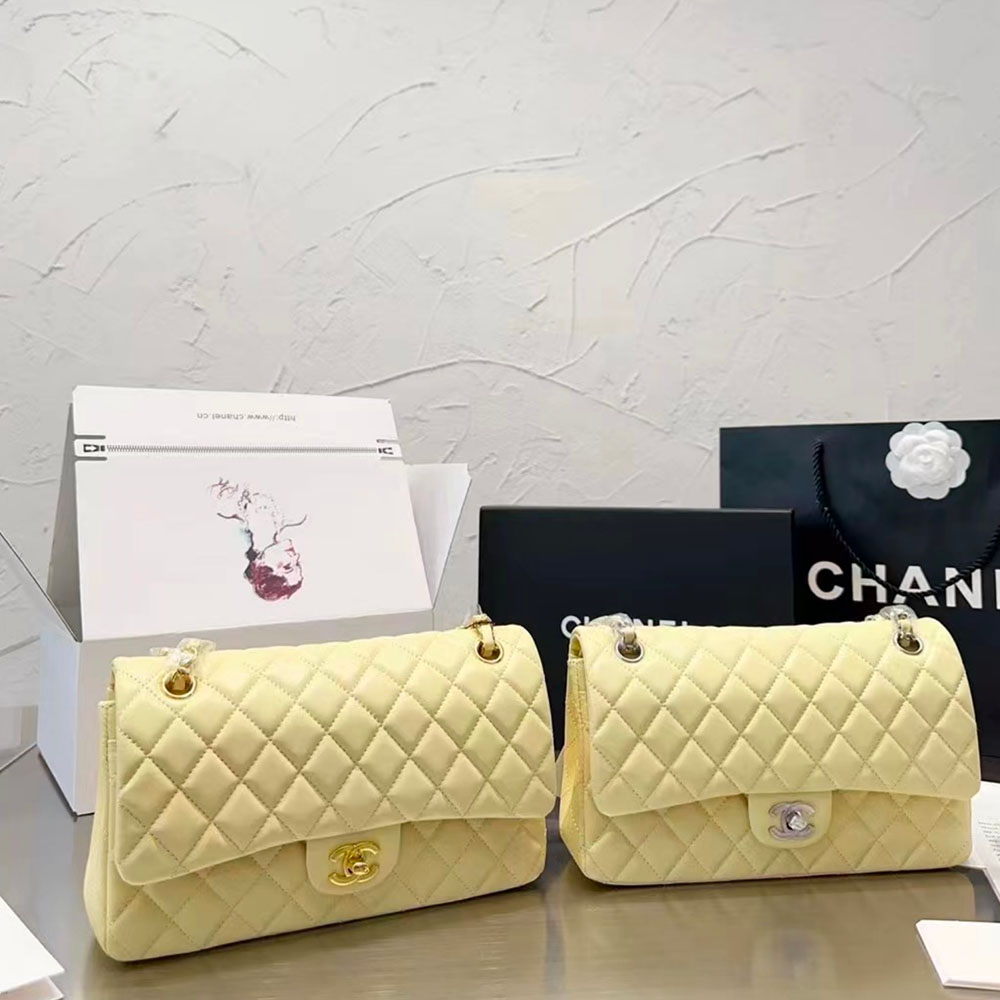 Chanel Lambskin CF Bag 25CM-Red