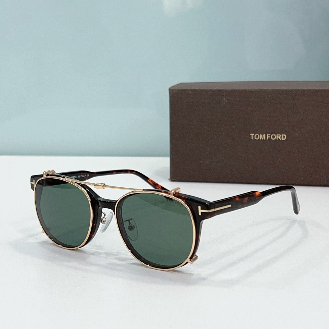 Tom Ford Round Metal Frame Sunglasses Top Quality