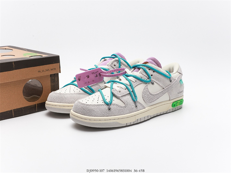 OFF WHITE X Nike Dunk SB Low The 50 NO.36 DJ0950-107