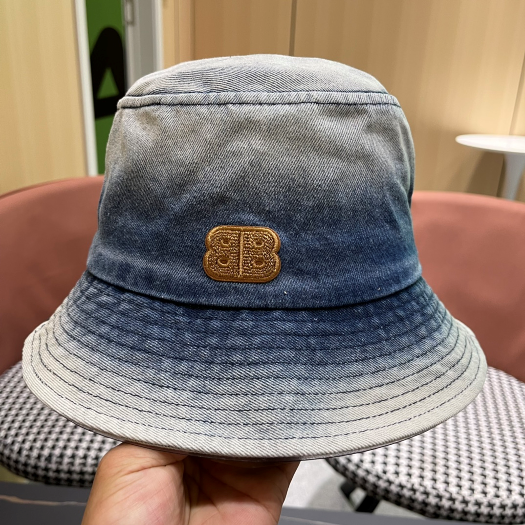 Balenciaga Big Head Around The Bucket Hat Sunhat