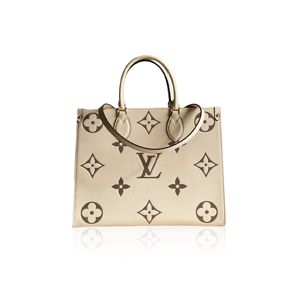 Louis Vuitton White Empreinte Onthego MM M45495