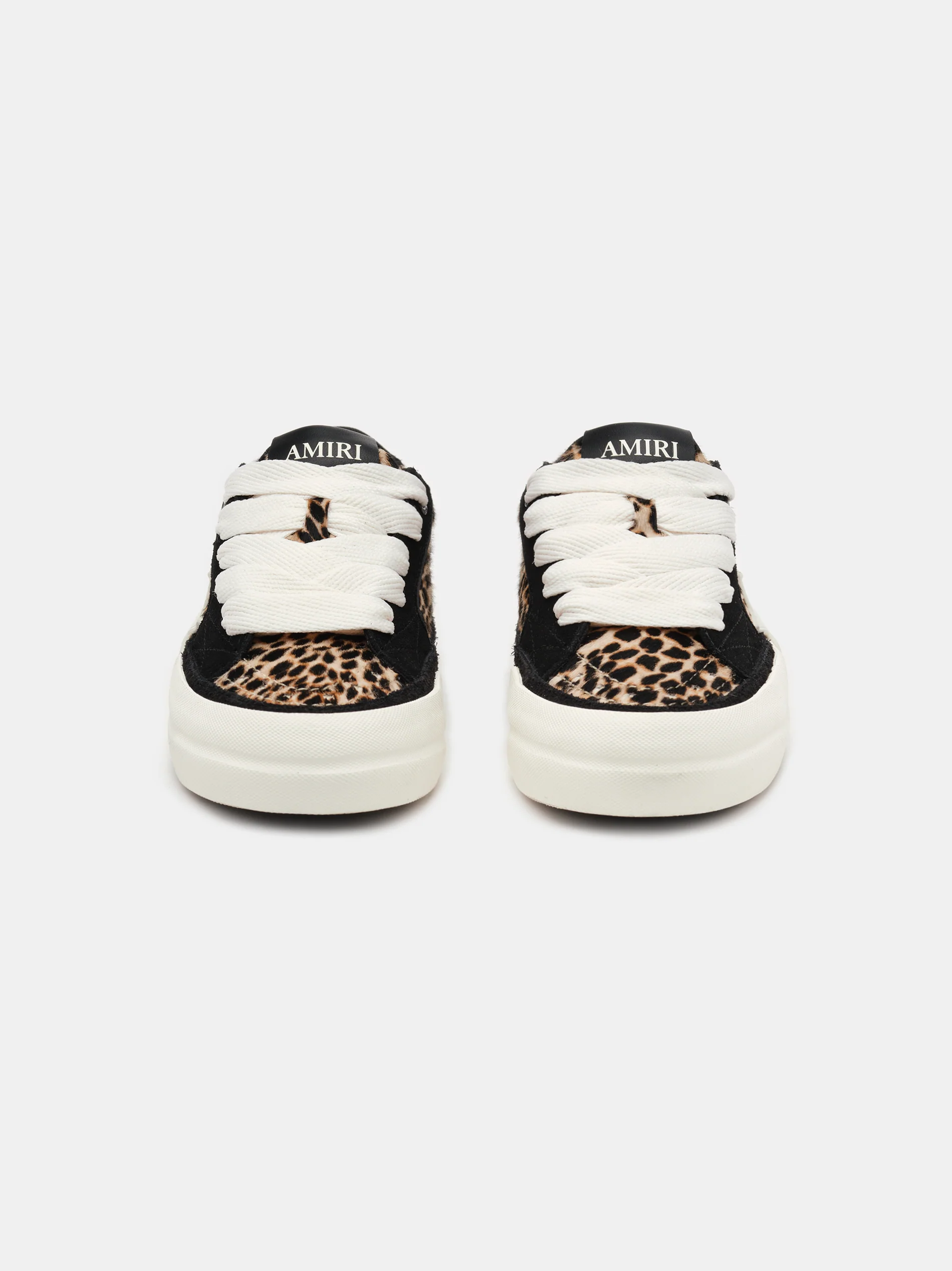 AMIRI WOMEN - WOMEN'S LEOPARD SUNSET SKATE LOW - Black