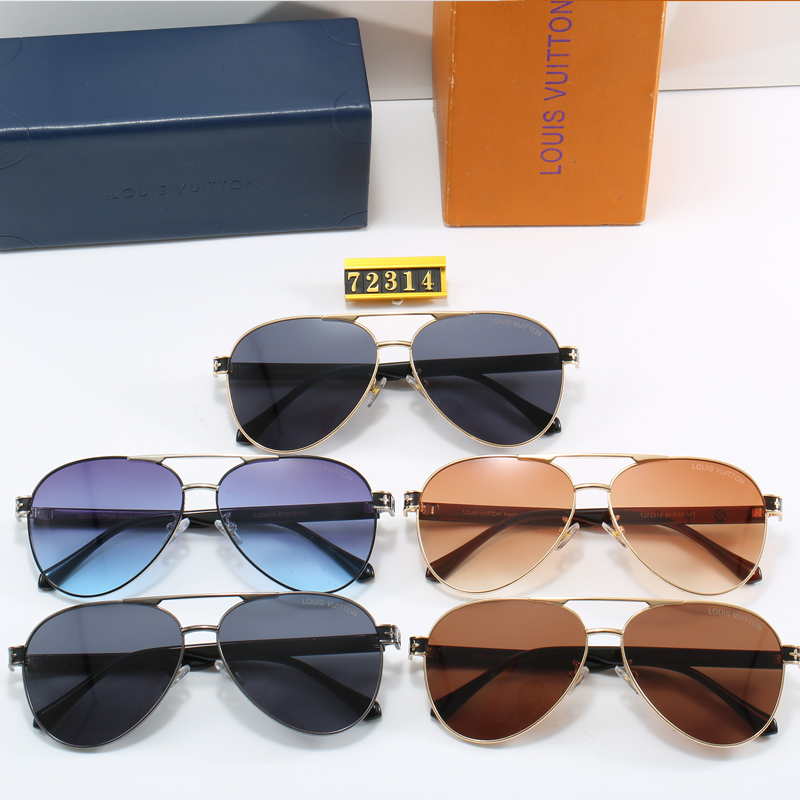 Louis Vuitton LV Lrregular Shape Fashion Sunglasses Top quality