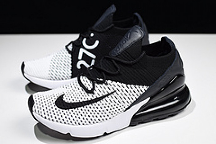 NIKE AIR MAX 270 FLYKNIT WHITE/BLACK AO1023-100