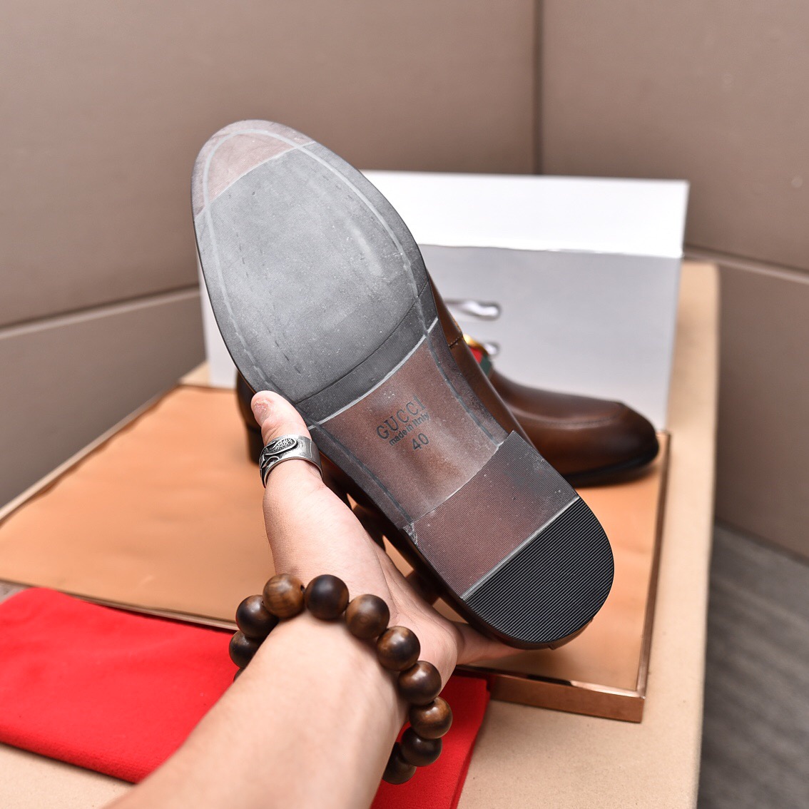 Gucci casual leather shoes