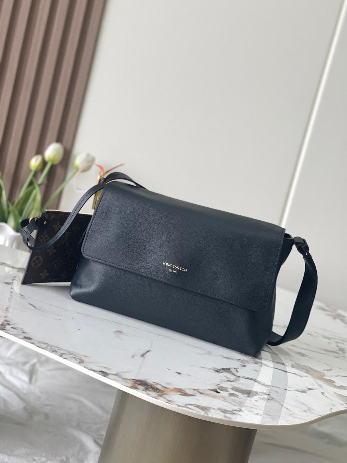 Louis Vuitton Black Low Key Messenger Bag M13148