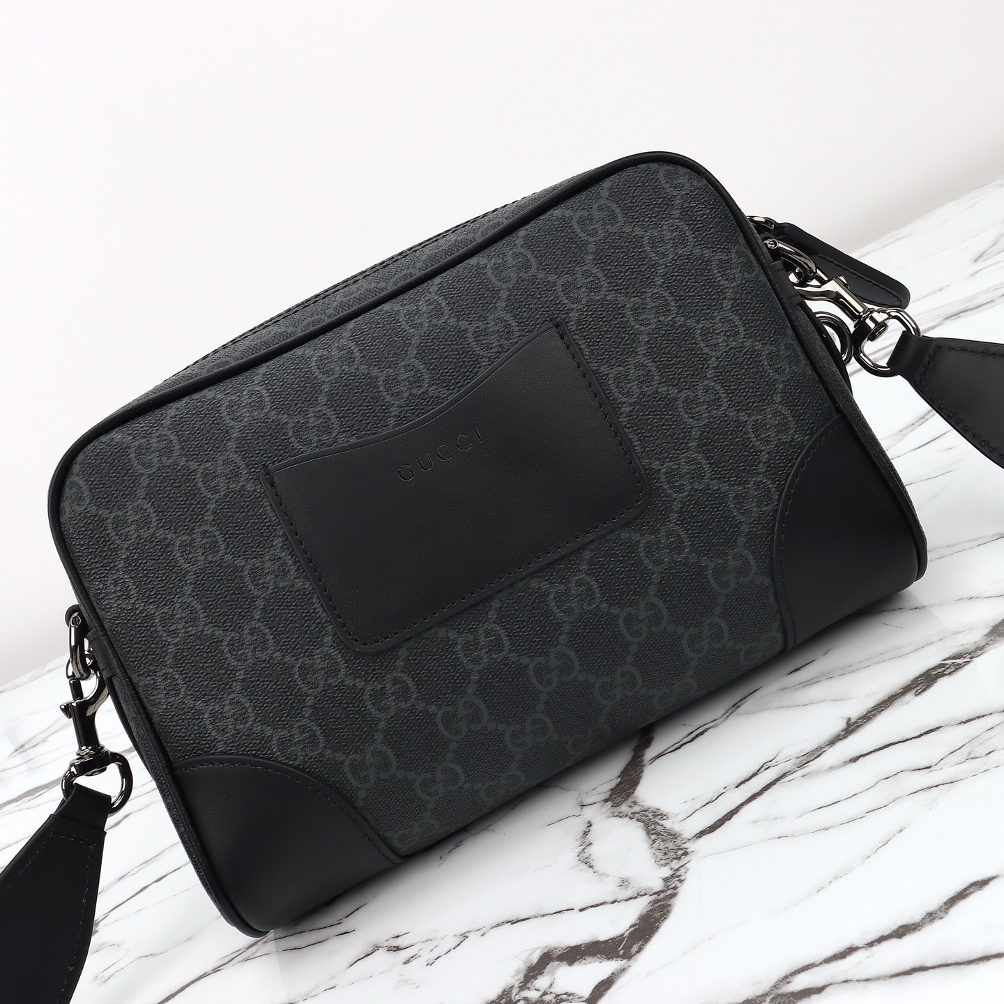 GUCCI Emblem GG small crossbody bag