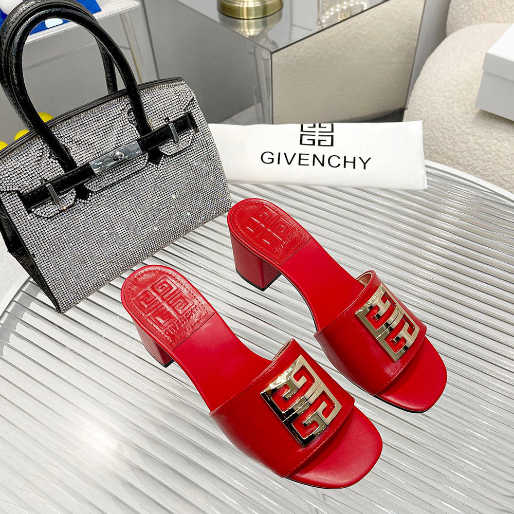 Givenchy Leather Fashion Muggles Slide Sandal