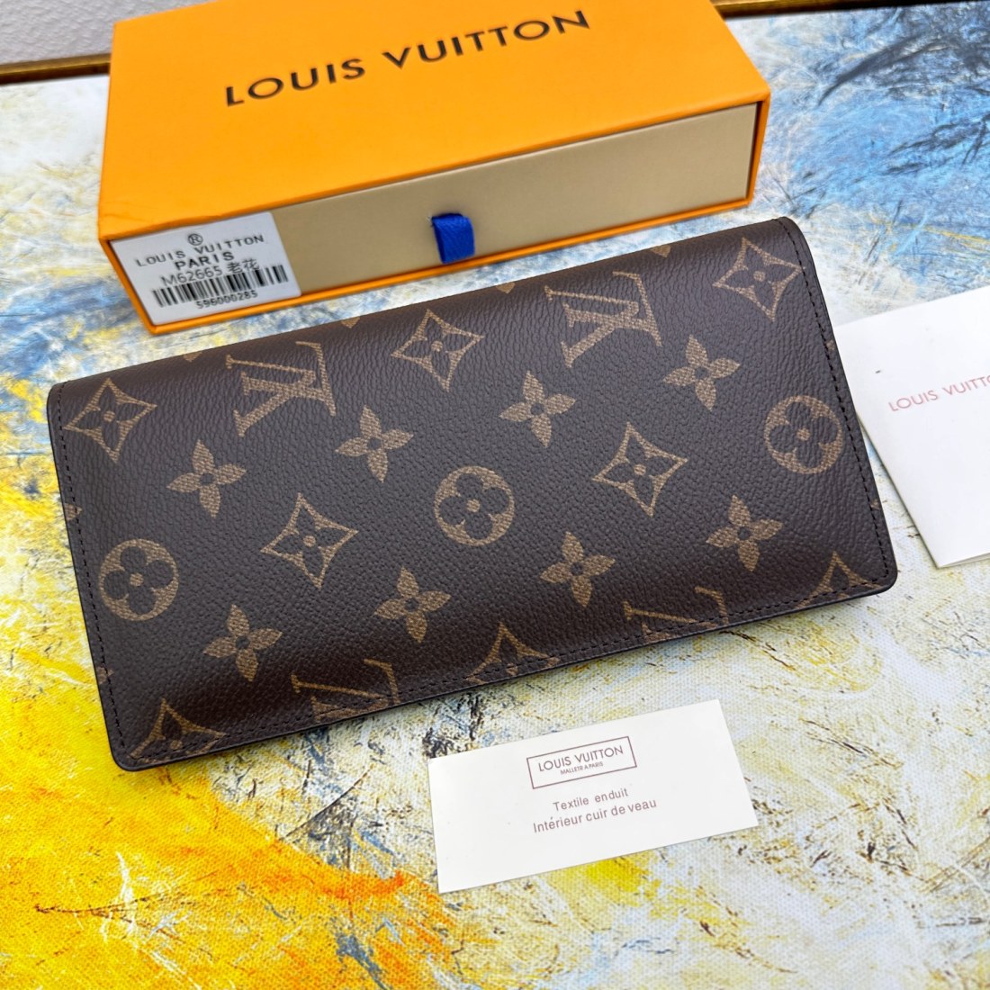 Louis Vuitton LV Brazza Flip Wallet N62665