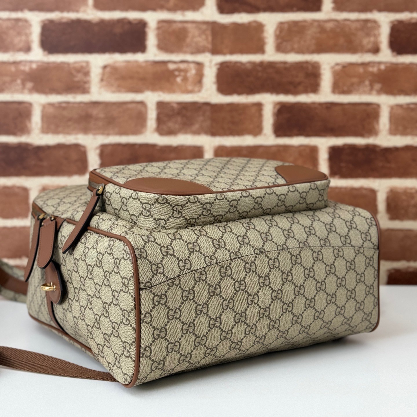 GUCCI Emblem GG medium backpack